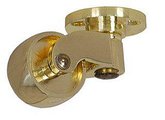 Polished Brass Decorative Caster Image
