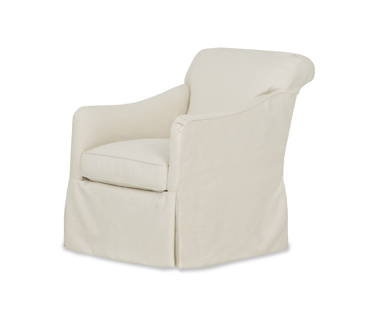 Calhoun Slipcovered Swivel Chair Image