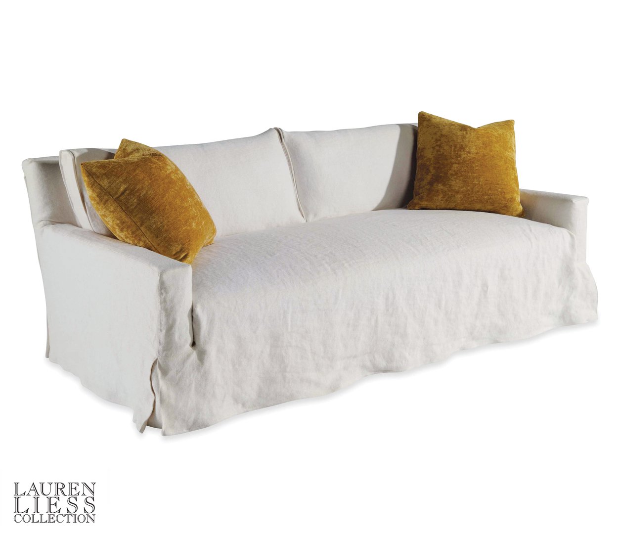 Courtier Slipcovered Mini Sofa