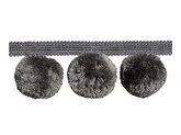 Smoke Premium Ball Tassel Fringe Image